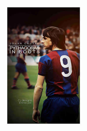 Fc Barcelona No. 9 Johan Cruyff Wallpaper