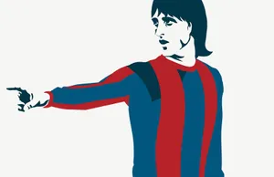 Fc Barcelona Player Johan Cruyff Digital Art Wallpaper