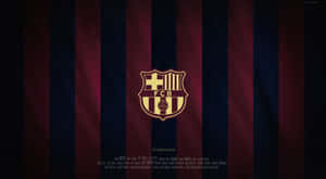 Fc Barcelona Red Black Stripe Desktop Wallpaper