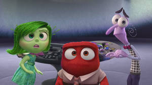 Fear Inside Out Stunned Look Wallpaper