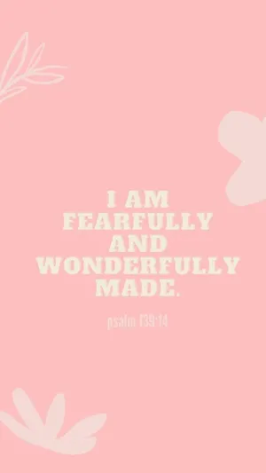 Fearfully Wonderfully Made Psalm13914 Wallpaper
