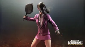 Fearless Female Warrior Of Pubg Battlegrounds Wallpaper