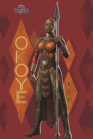 Fearless Okoye, The Strength Of Wakanda Wallpaper
