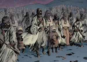 Fearless Tusken Raiders March Across Tatooine