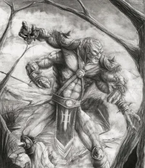 Fearsome Kintaro Stands Ready For Battle In Mortal Kombat Wallpaper