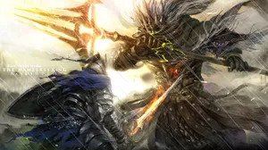 Fearsome Nameless King In Battle Wallpaper