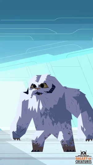 Fearsome Wampa Creature Awakens In The Cold Winter Of Hoth!