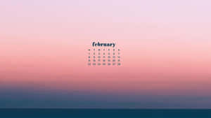 February Calendar Aesthetic Sky Wallpaper