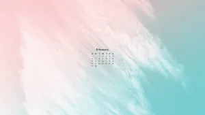February Calendar Aesthetic Wallpaper Wallpaper