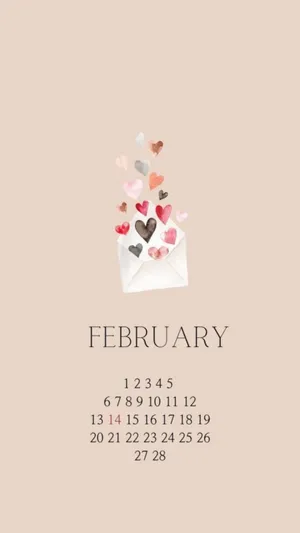 February Iphone Wallpaper - Showcasing The Beauty Of Winter Wallpaper