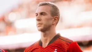 Federico Bernardeschi In Red Football Jersey Wallpaper