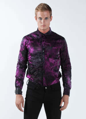 Feed Your Bold Side With A Colorful Purple Shirt