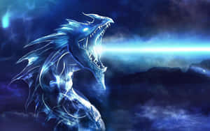 Feel Epic And Powerful As A Mighty And Majestic Dragon Wallpaper