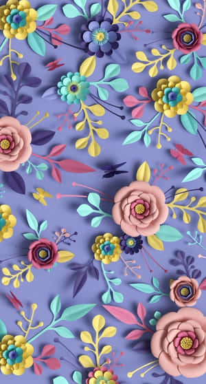 Feel The Beauty Of This Bright And Vibrant Flower Wallpaper