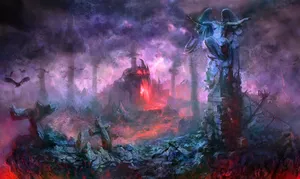 Feel The Fury In The Demon Realm Wallpaper