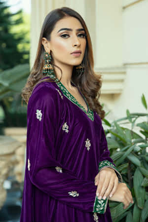 Feel The Luxury Of Purple Velvet Wallpaper