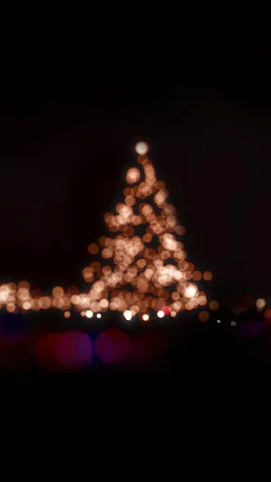 Feel The Magic Of Christmas With These Beautiful Lights Wallpaper
