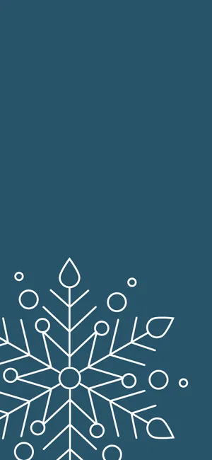 Feel The Magic With A Snowflake Iphone Wallpaper