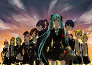 Feel The Music With Vocaloid Wallpaper