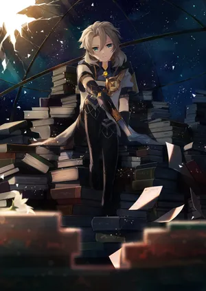 Feel The Mysterious Powers Of Albedo, Genshin Impact's Chief Alchemist. Wallpaper