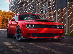 Feel The Power Of An American Classic With The Dodge Hellcat 4k Wallpaper