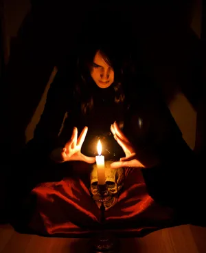 Feel The Power Of Black Magic Woman Wallpaper