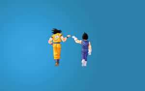 Feel The Power Of Saiyans With This Goku And Vegeta Iphone Wallpaper