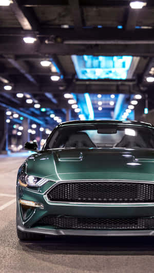 Feel The Power Of The Ford Mustang While You Scroll On Your Iphone Wallpaper