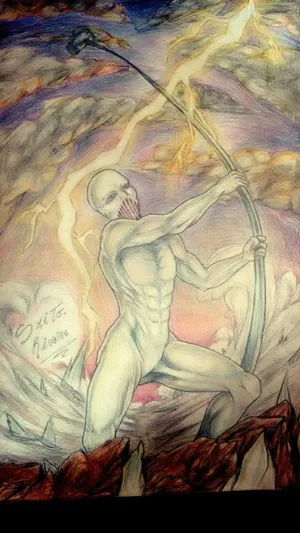 Feel The Power Of The War Hammer Titan! Wallpaper