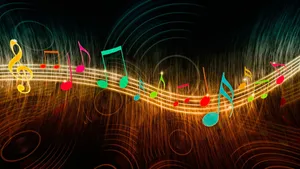 Feel The Rhythm And Sing Your Heart Out With Pop Music. Wallpaper
