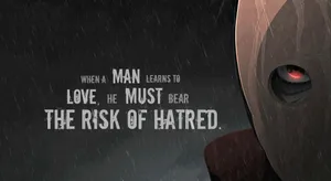 Feel The Sadness Of Konoha's Hero Wallpaper