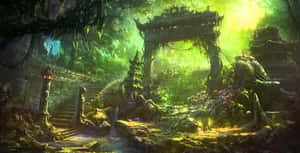 Feel The Stress Wash Away Wallpaper