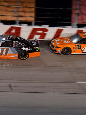 Feel The Thrills Of Nascar Racing With An Iphone Wallpaper