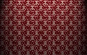 Feel The Vintage Vibe With This Classic Red Pattern Wallpaper