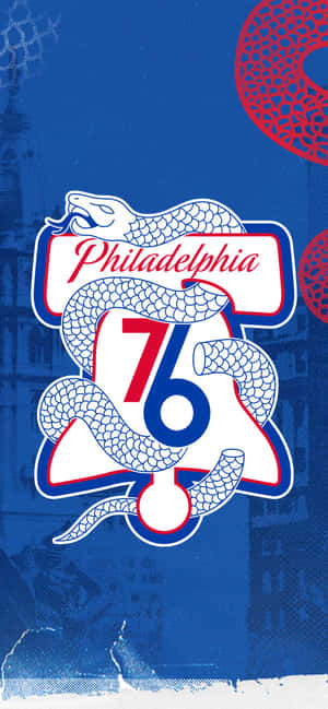 Feel Unstoppable And Represent Your Team With This Philadelphia 76ers Inspired Iphone Wallpaper