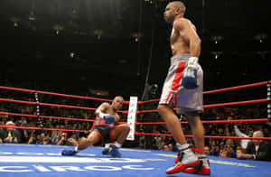 Felix Trinidad Seen Being Knocked Down Wallpaper