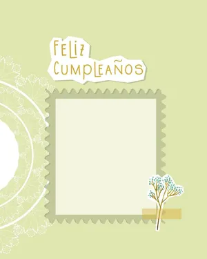 Feliz Cumpleanos Greeting Card Template Wallpaper