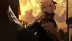 Felt From Re:zero Anime In A Stunning Pose Wallpaper