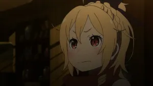 Felt From Re:zero, Displaying Her Steely Determination In A High Resolution Wallpaper. Wallpaper