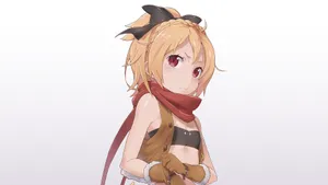 Felt From Re:zero In A Dynamic Pose. Wallpaper