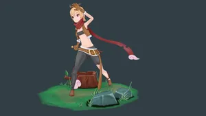 Felt From Re:zero - Lost In Thought Wallpaper