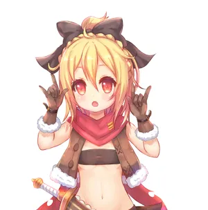 Felt From Re: Zero Posing With Her Sword In A Dynamic Action Scene. Wallpaper