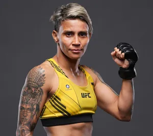 Female M M A Fighter Portrait Wallpaper