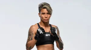 Female M M A Fighter Readyfor Combat Wallpaper