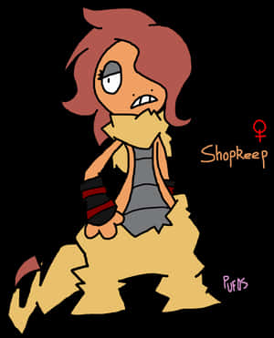 Female Scrafty Art Wallpaper