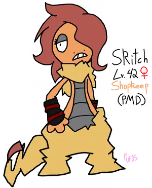 Female Scrafty Art Wallpaper