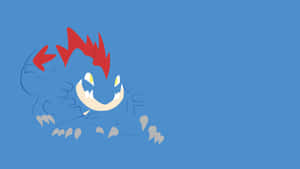 Feraligatr Blending In Wallpaper