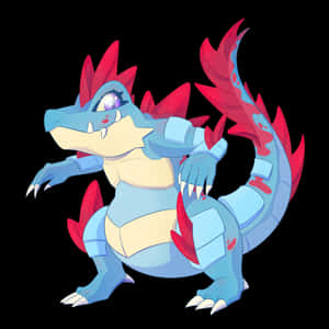 Feraligatr With Sparkling Eyes Wallpaper