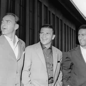 Ferenc Puskás And Real Madrid Teammates Wallpaper