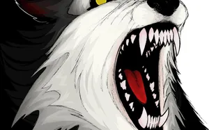 Ferocious Angry Wolf In The Wild Wallpaper